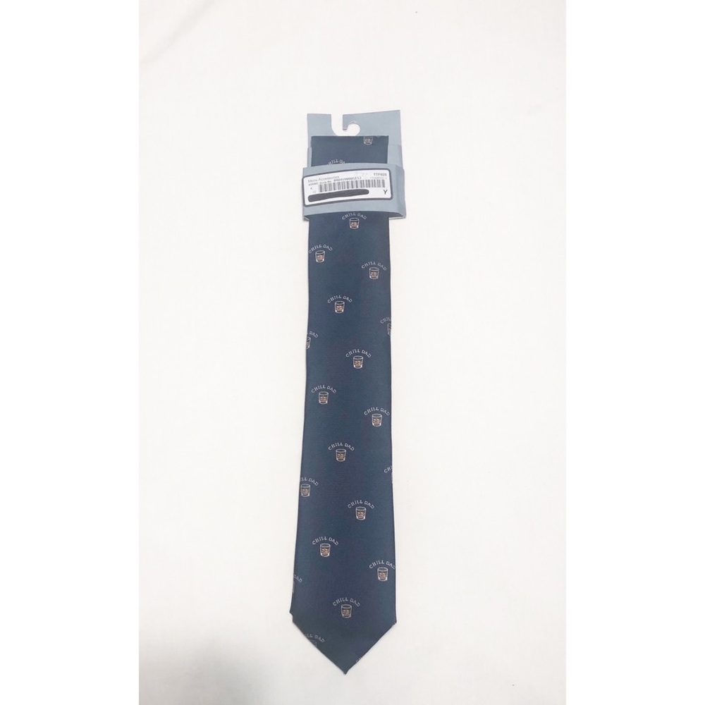 ☀️Navy Blue "Chill Dad" Tie